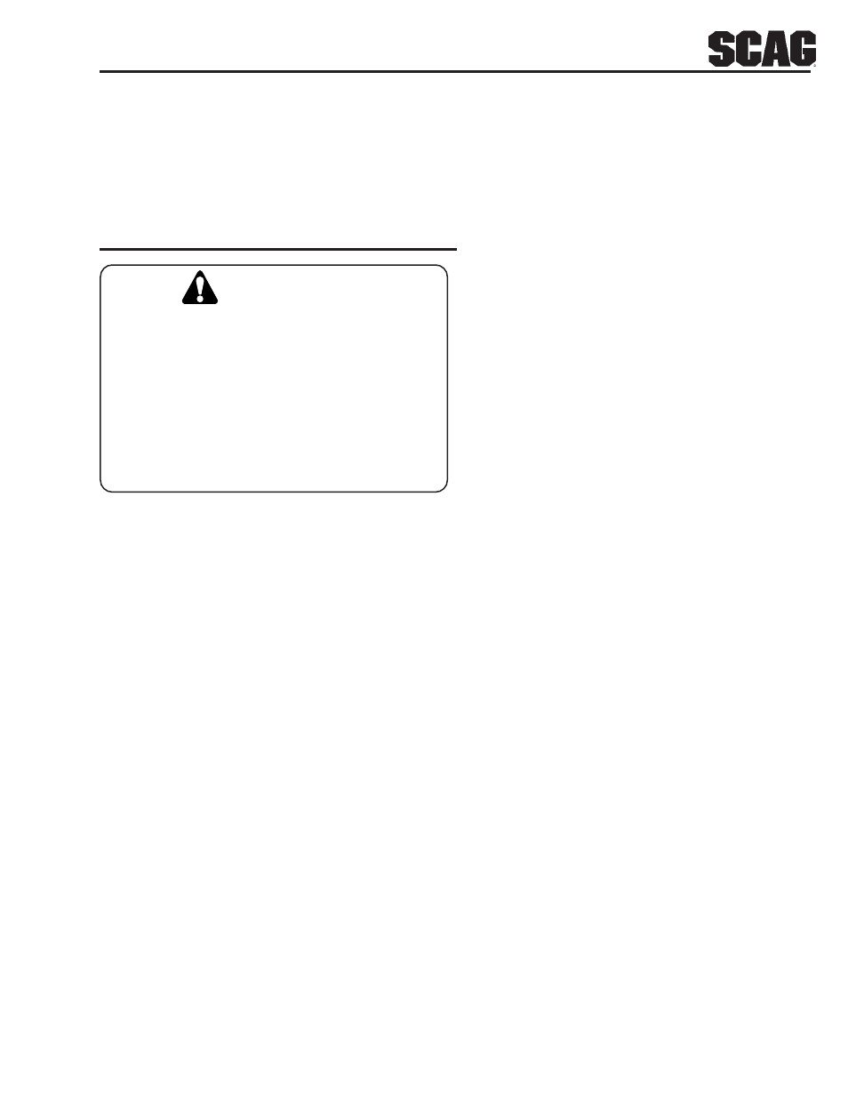 Warning, Safety instructions | Scag Power Equipment SSZ User Manual | Page 5 / 41