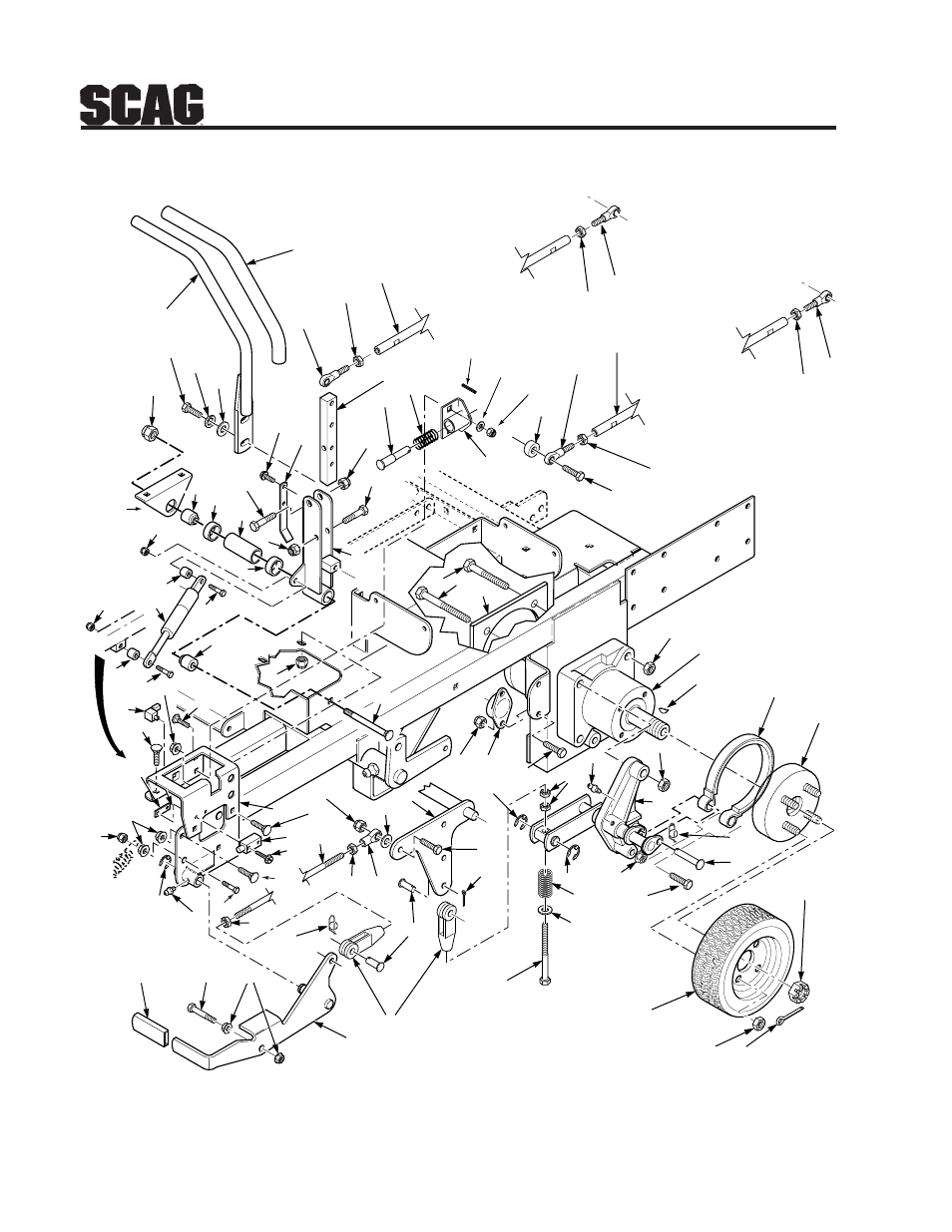 48 brake and steering components | Scag Power Equipment STT-31BSD User Manual | Page 52 / 64