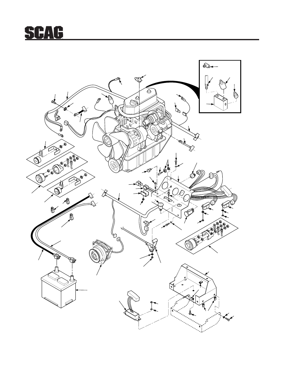 52 electrical system | Scag Power Equipment STT-31BSD User Manual | Page 56 / 64