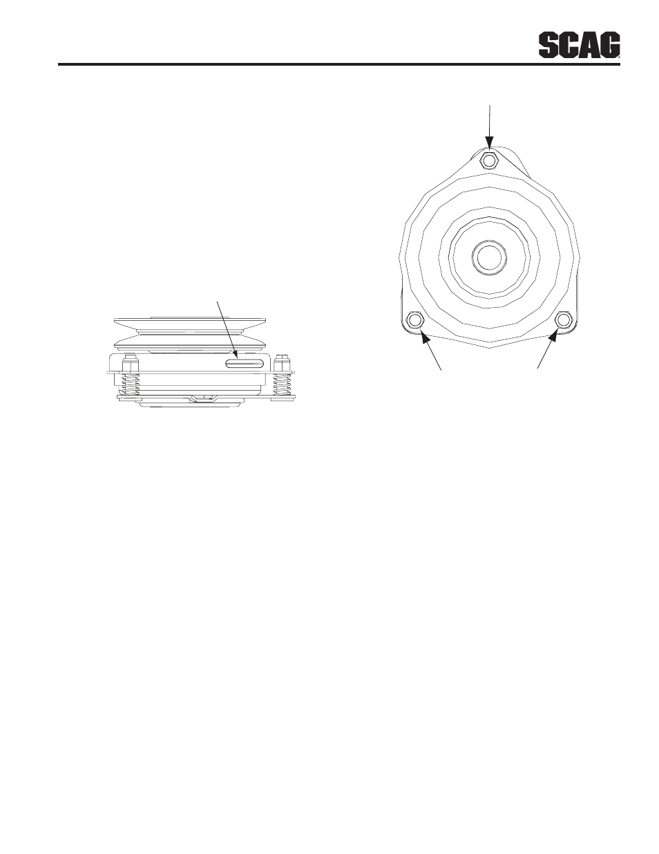 7 electric clutch adjustment | Scag Power Equipment TURF TIGER STT61V-25KBD User Manual | Page 33 / 79