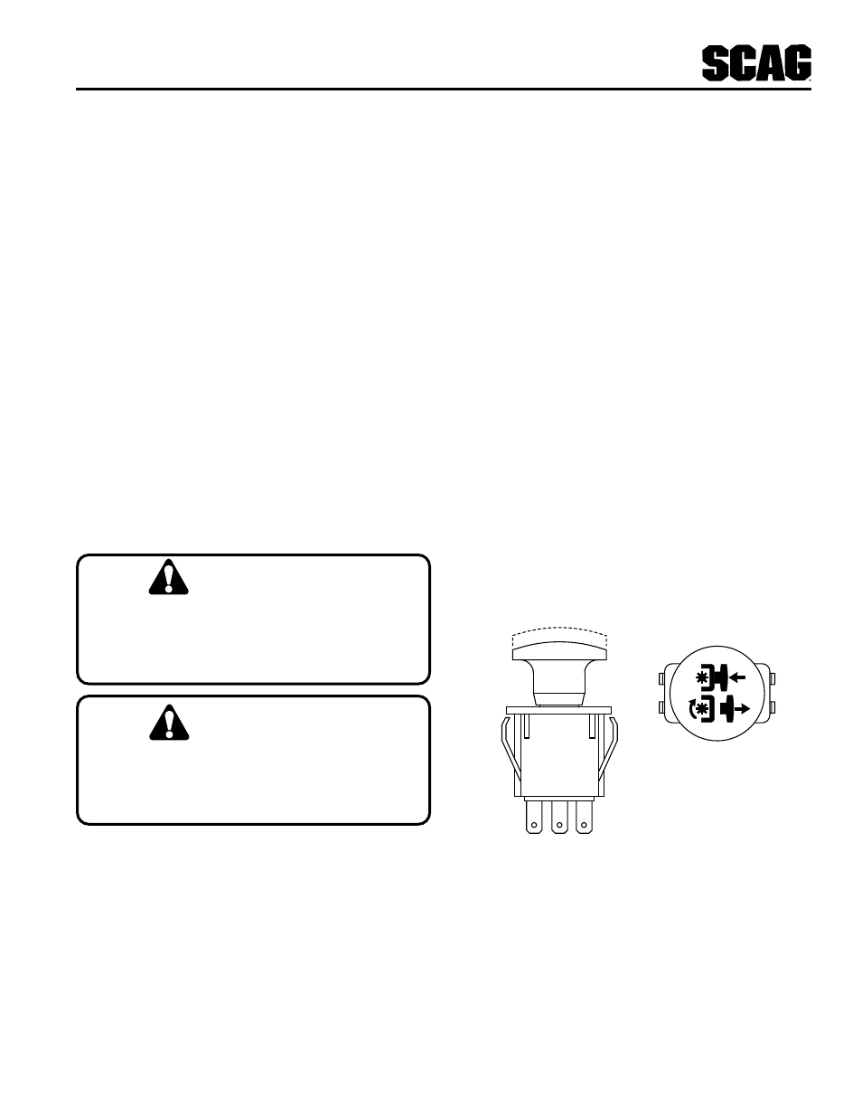 Caution | Scag Power Equipment STT-31BSG User Manual | Page 16 / 70