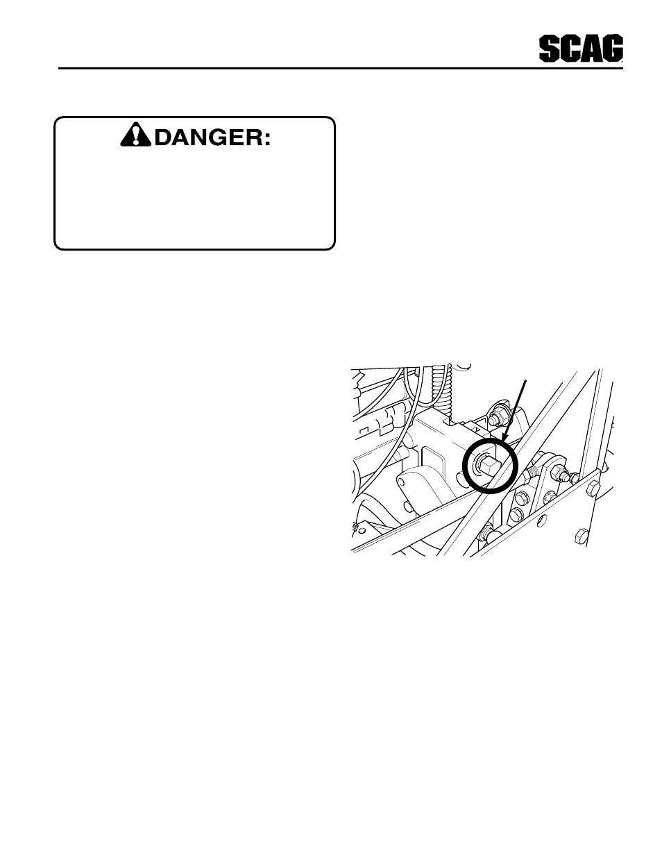 Rotating blades | Scag Power Equipment STT-31BSG User Manual | Page 18 / 70