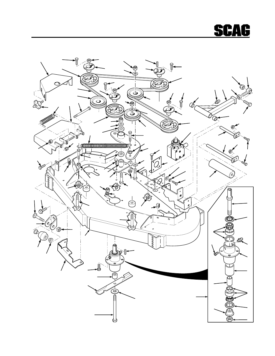 Scag Power Equipment STT-31BSG User Manual | Page 48 / 70
