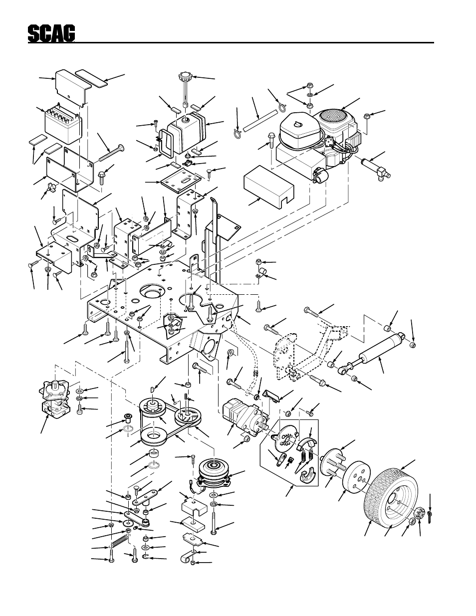 20 engine deck | Scag Power Equipment STHM User Manual | Page 22 / 40