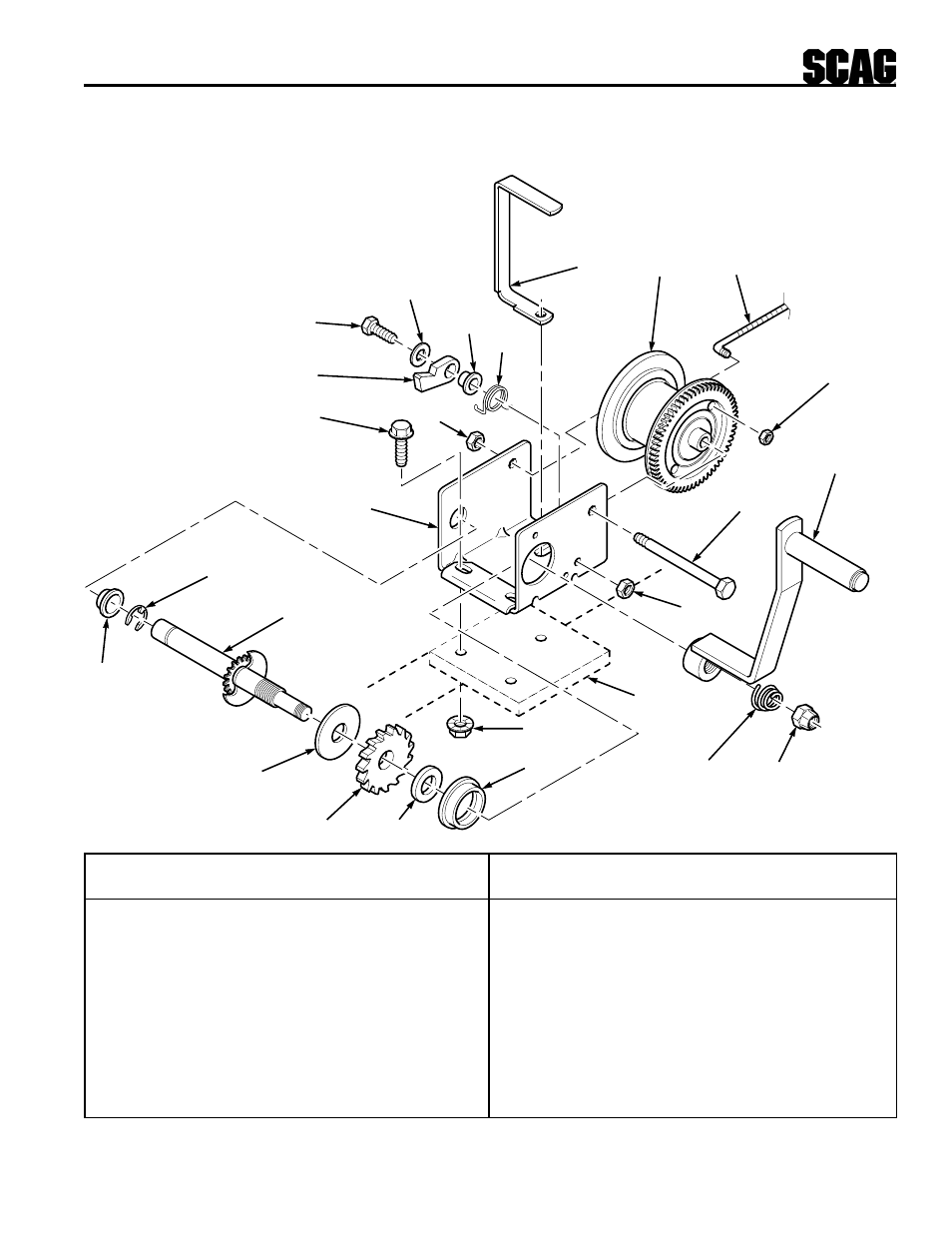 Winch lift system | Scag Power Equipment STHM User Manual | Page 37 / 40