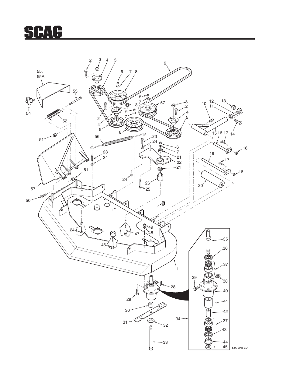 Scag Power Equipment SZC User Manual | Page 42 / 67