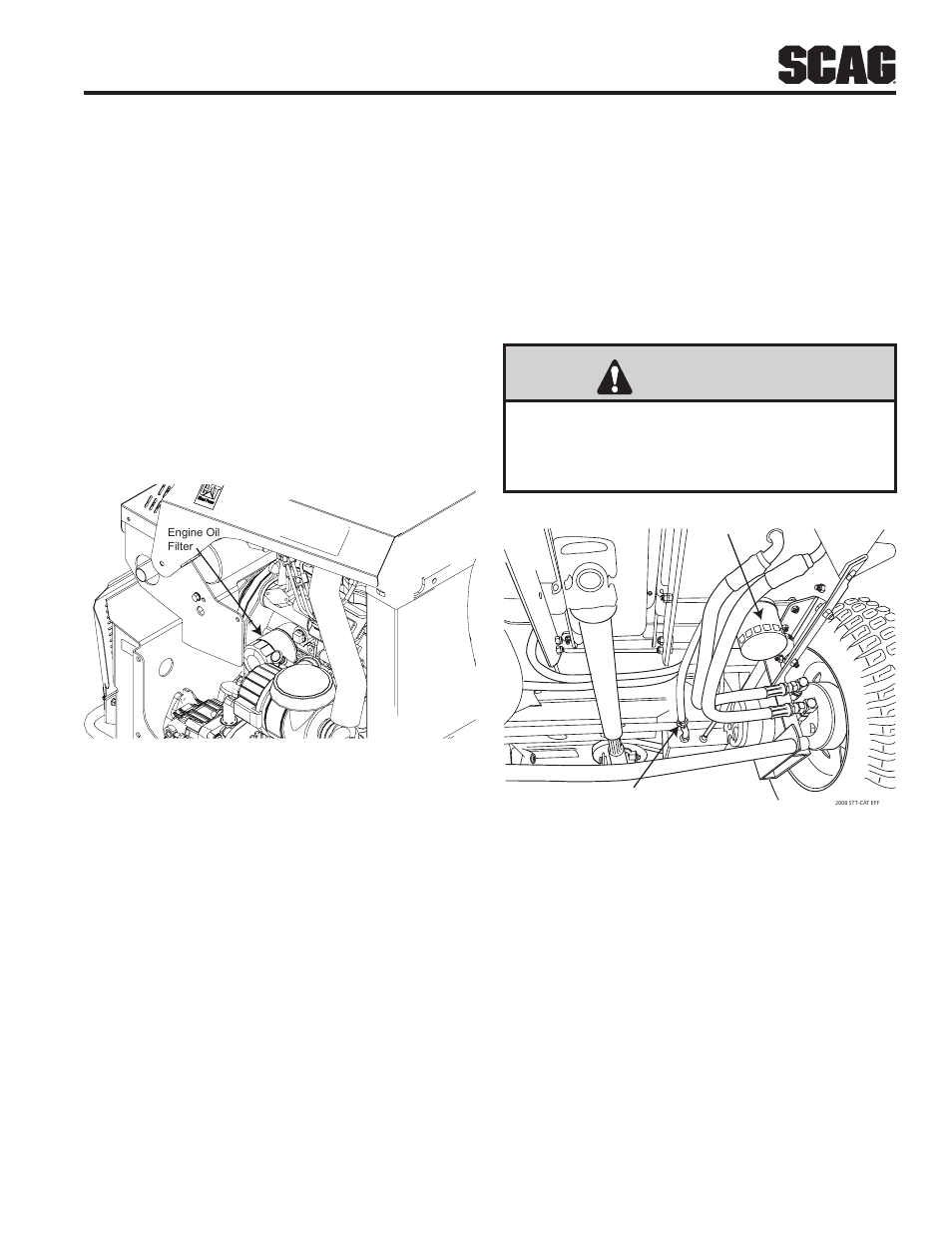 4 engine oil, 5 engine fuel system, Danger | Scag Power Equipment Turf Tiger STT-28CAT User Manual | Page 37 / 70