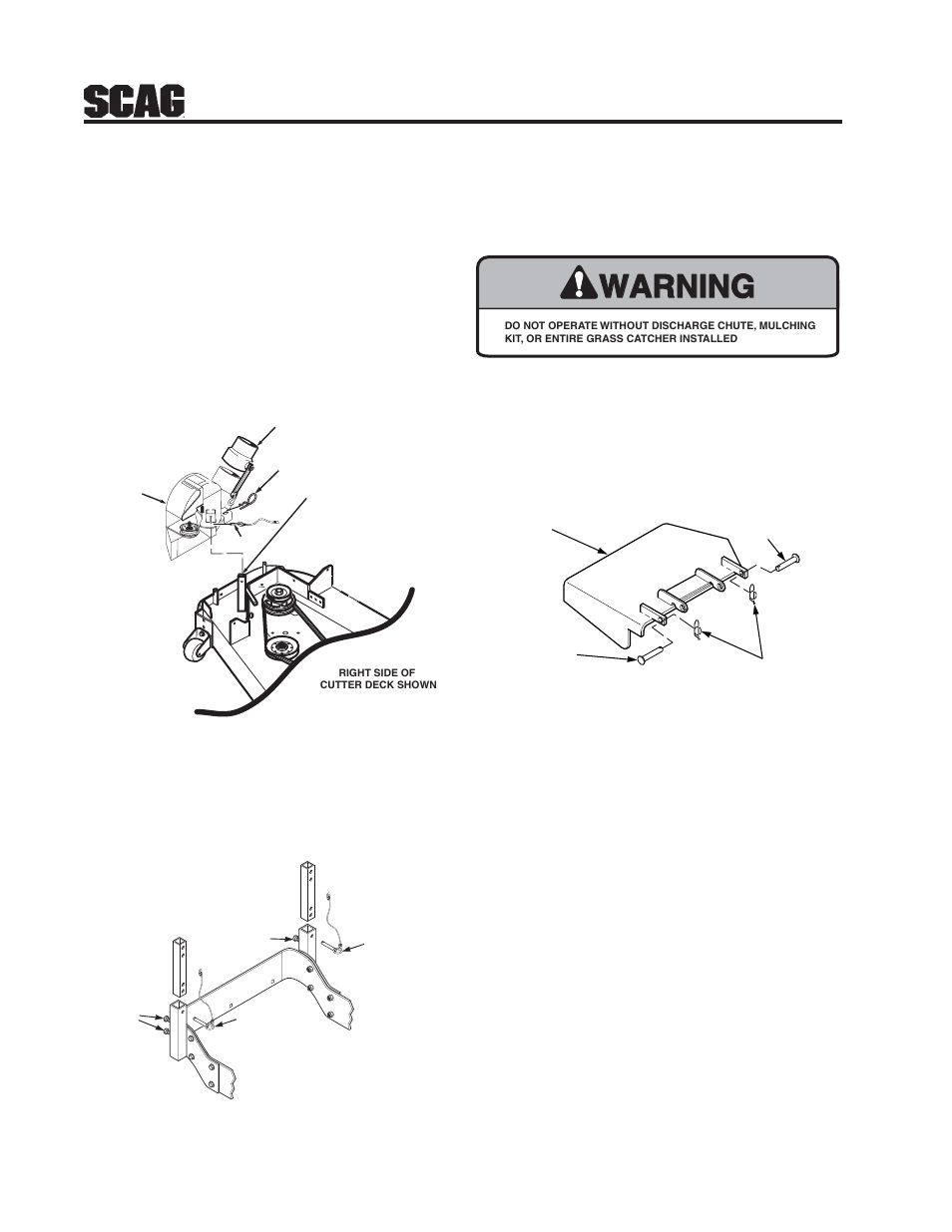 Warning, Figure 4-1, Figure 4-2 | Figure 4-3 | Scag Power Equipment GC-STC-CS User Manual | Page 8 / 18