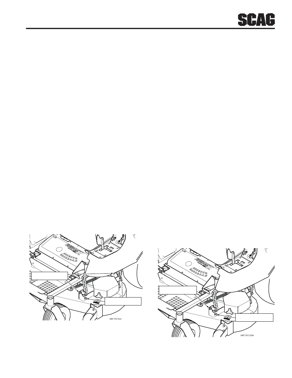 Scag Power Equipment SFZ User Manual | Page 29 / 96