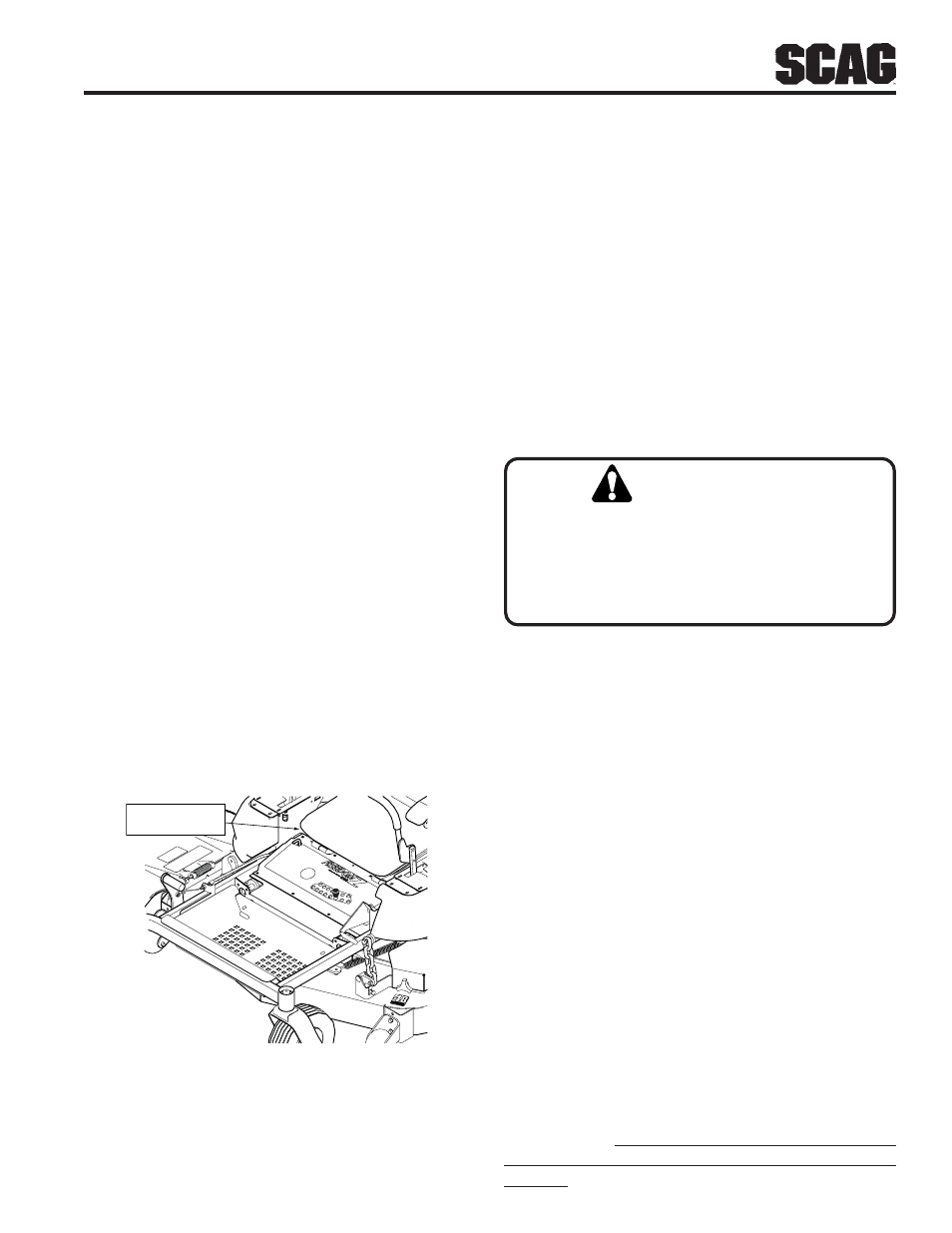 Warning, General information | Scag Power Equipment SFZ User Manual | Page 5 / 96