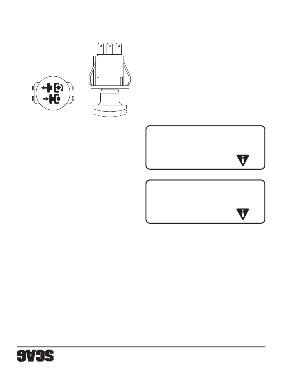 Preca uci ón : preca ución | Scag Power Equipment SFZ User Manual | Page 78 / 96