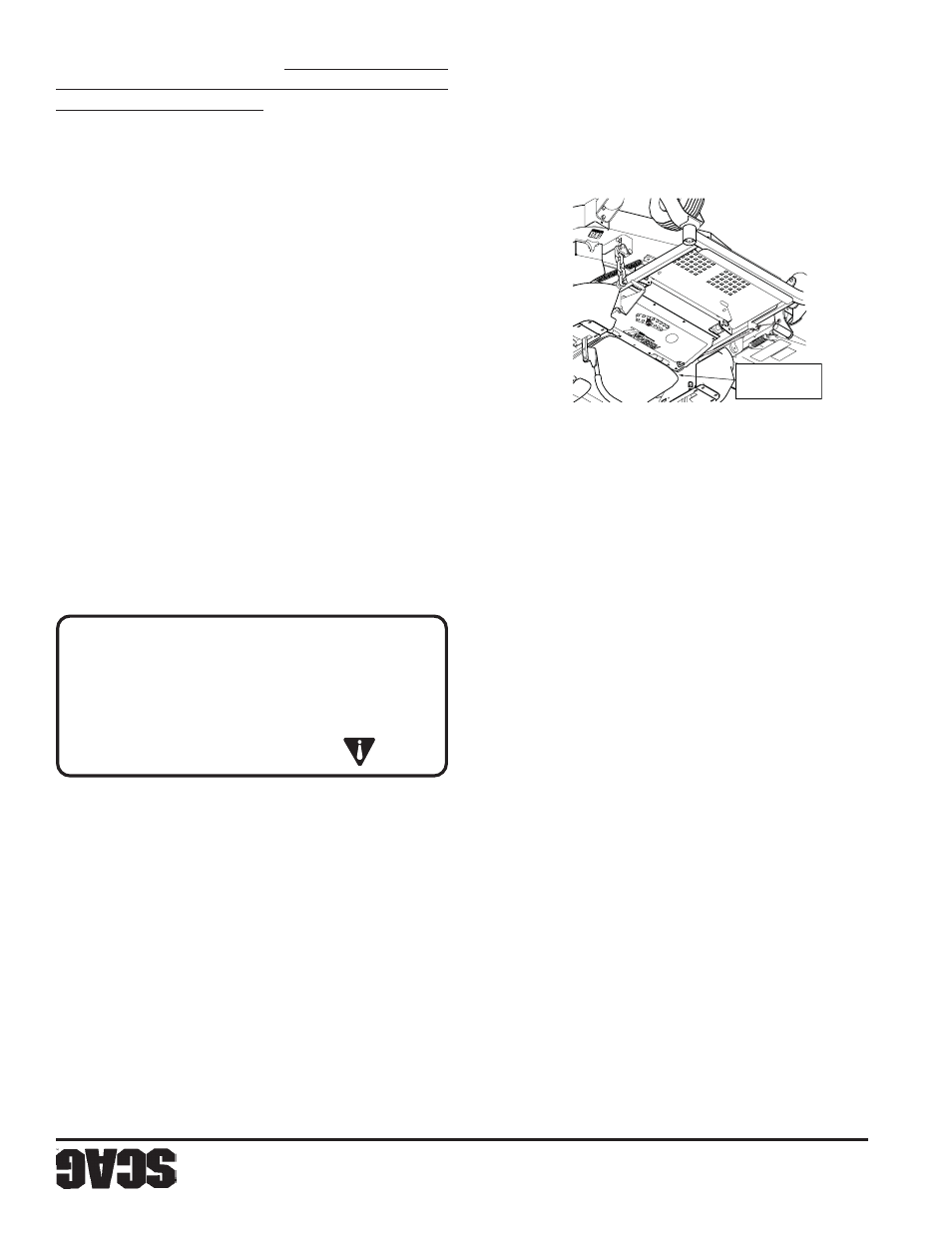 Información general, Adver tencia, Sección 1 | Scag Power Equipment SFZ User Manual | Page 92 / 96