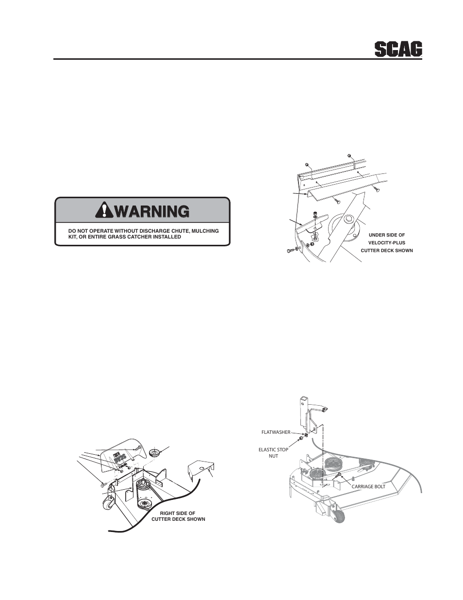Warning, Figure 3-1, Figure 3-2 | Figure 3-3 | Scag Power Equipment GC-STC-CSV User Manual | Page 5 / 20