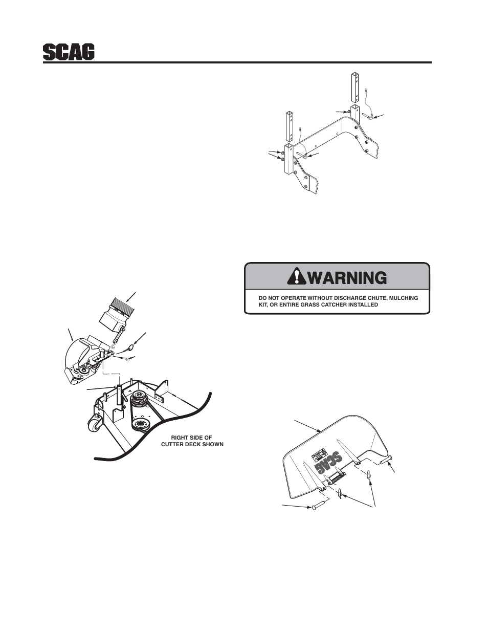 Warning, Figure 4-1, Figure 4-2 | Figure 4-3 | Scag Power Equipment GC-STC-CSV User Manual | Page 8 / 20