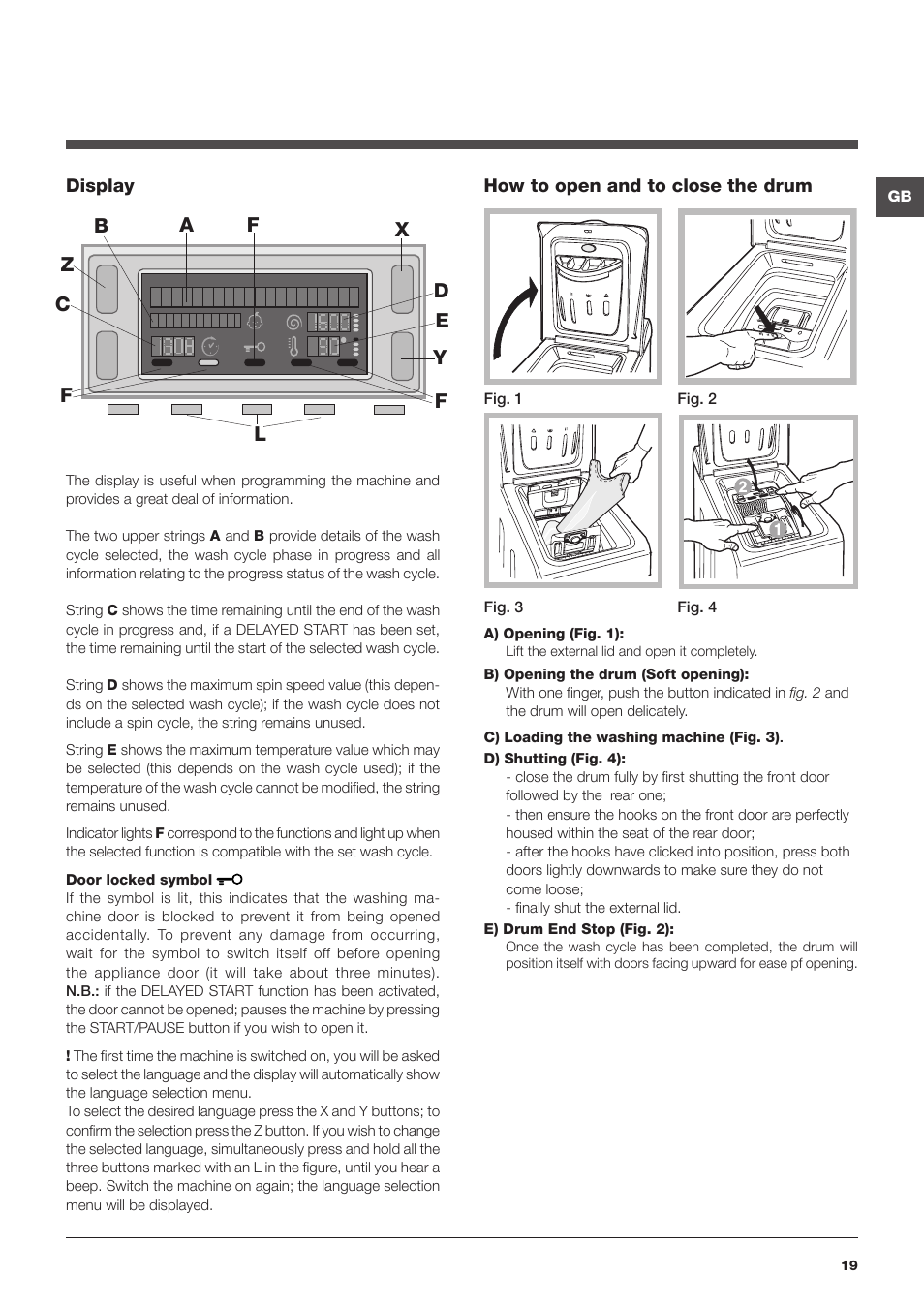 Hotpoint Ariston ECOT7D 149 User Manual | Page 19 / 60