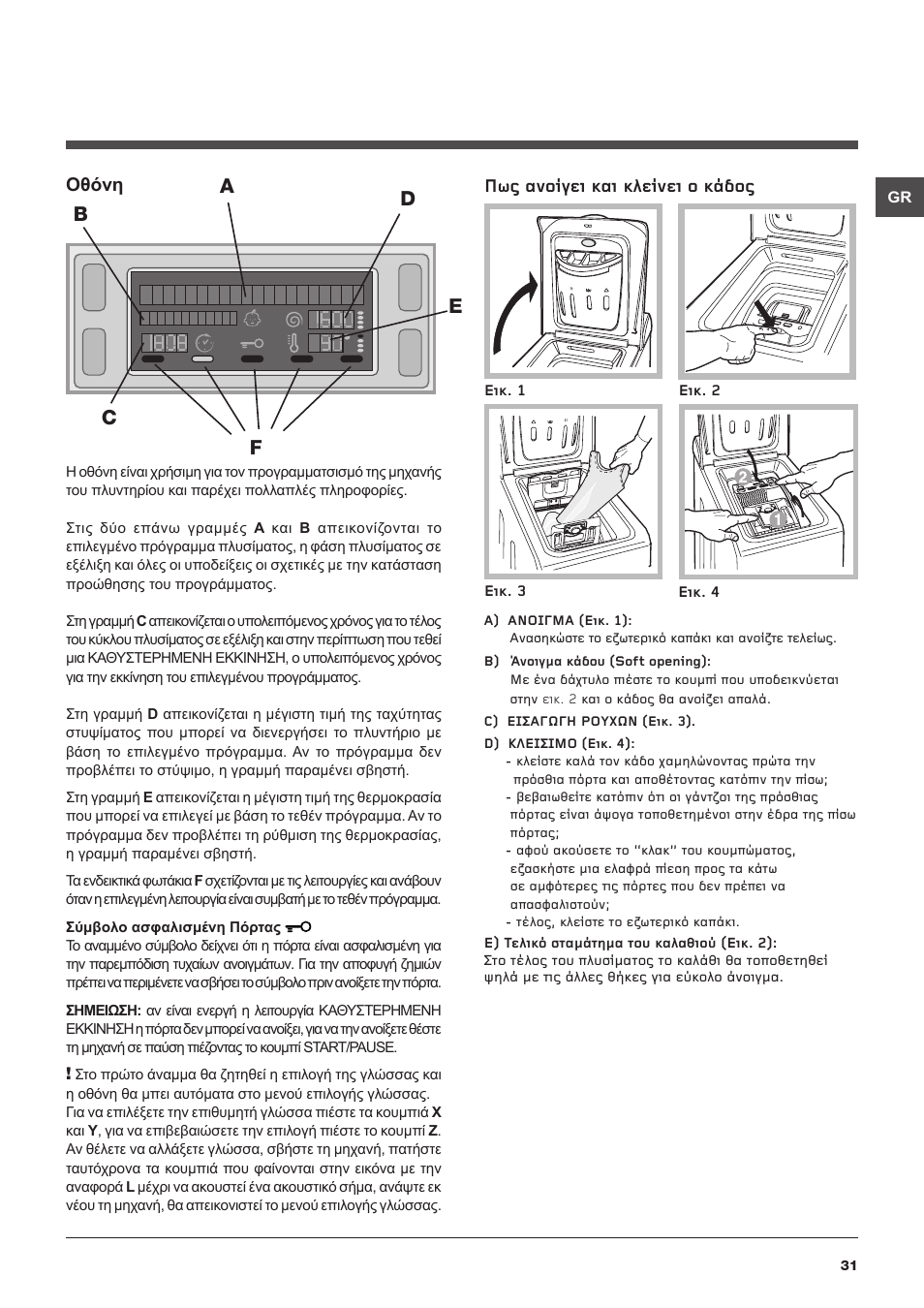 Hotpoint Ariston ECOT7D 149 User Manual | Page 31 / 60