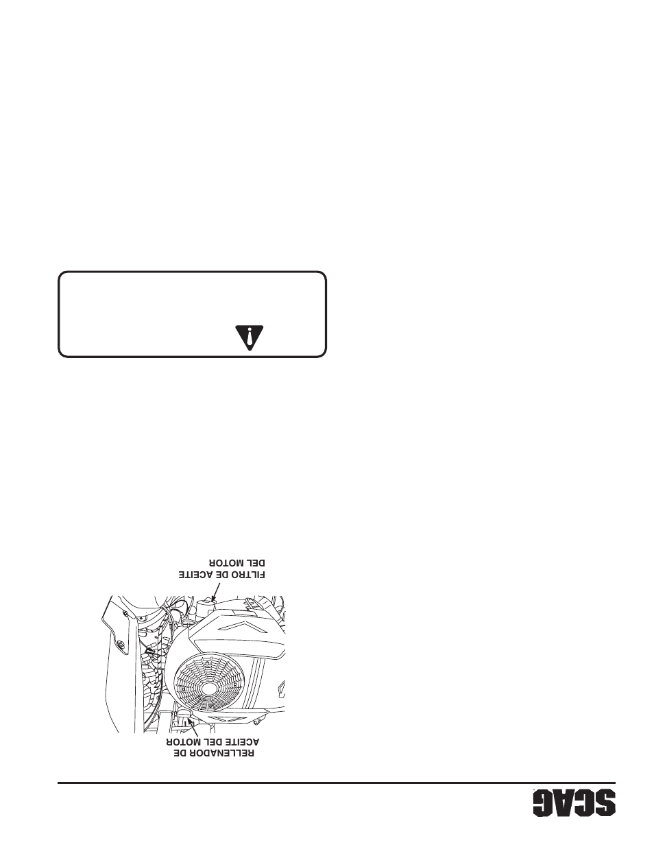 Peligro, 32 sección 7 | Scag Power Equipment STC48V-24BS User Manual | Page 73 / 108
