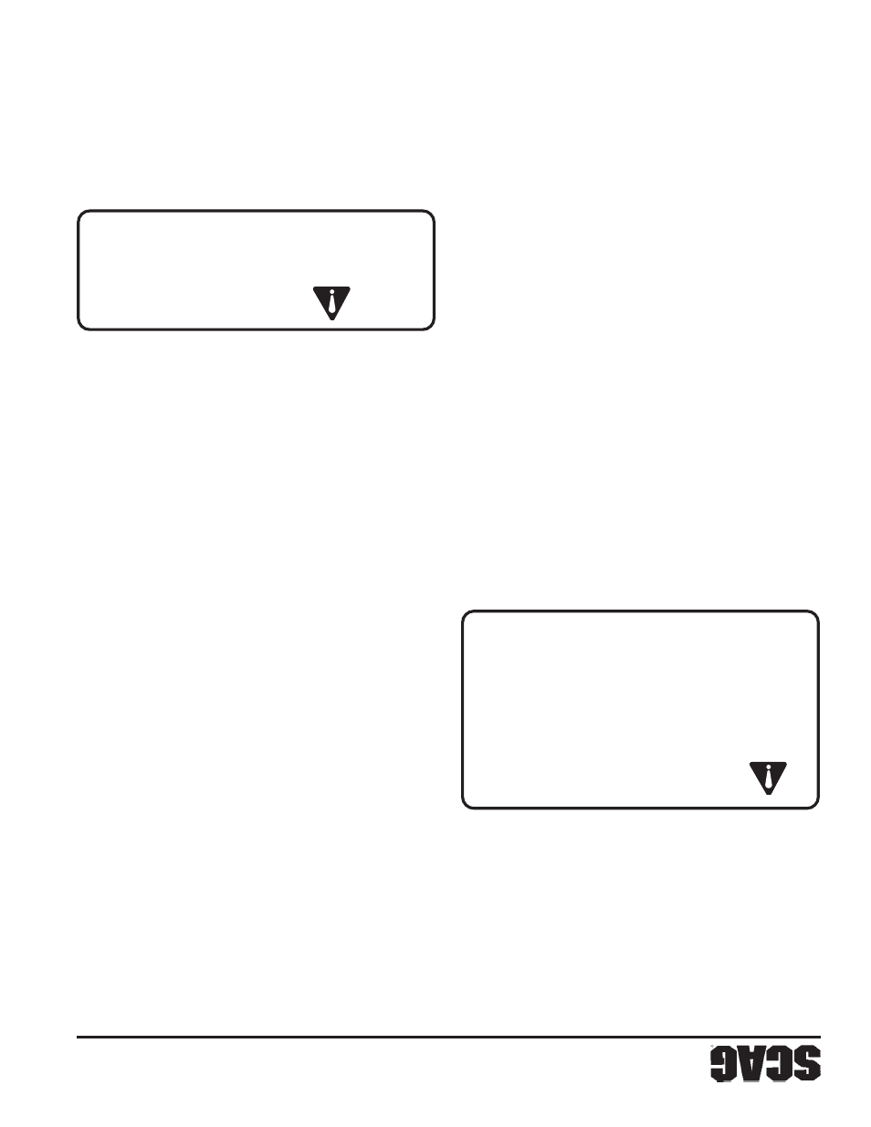Adver tencia: peligro, 16 sección 4 | Scag Power Equipment STC48V-24BS User Manual | Page 89 / 108