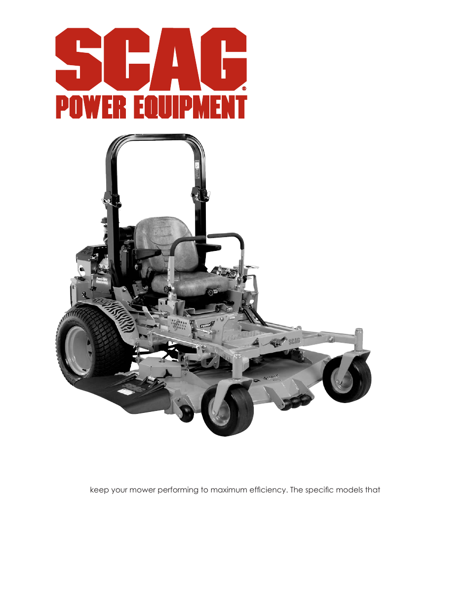 Scag Power Equipment STT61V-31EFI-SS User Manual | 113 pages