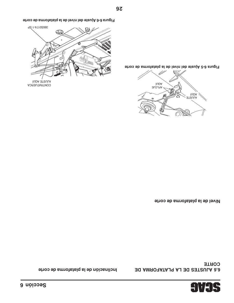 Sección 6 26 | Scag Power Equipment STT61V-31EFI-SS User Manual | Page 84 / 113