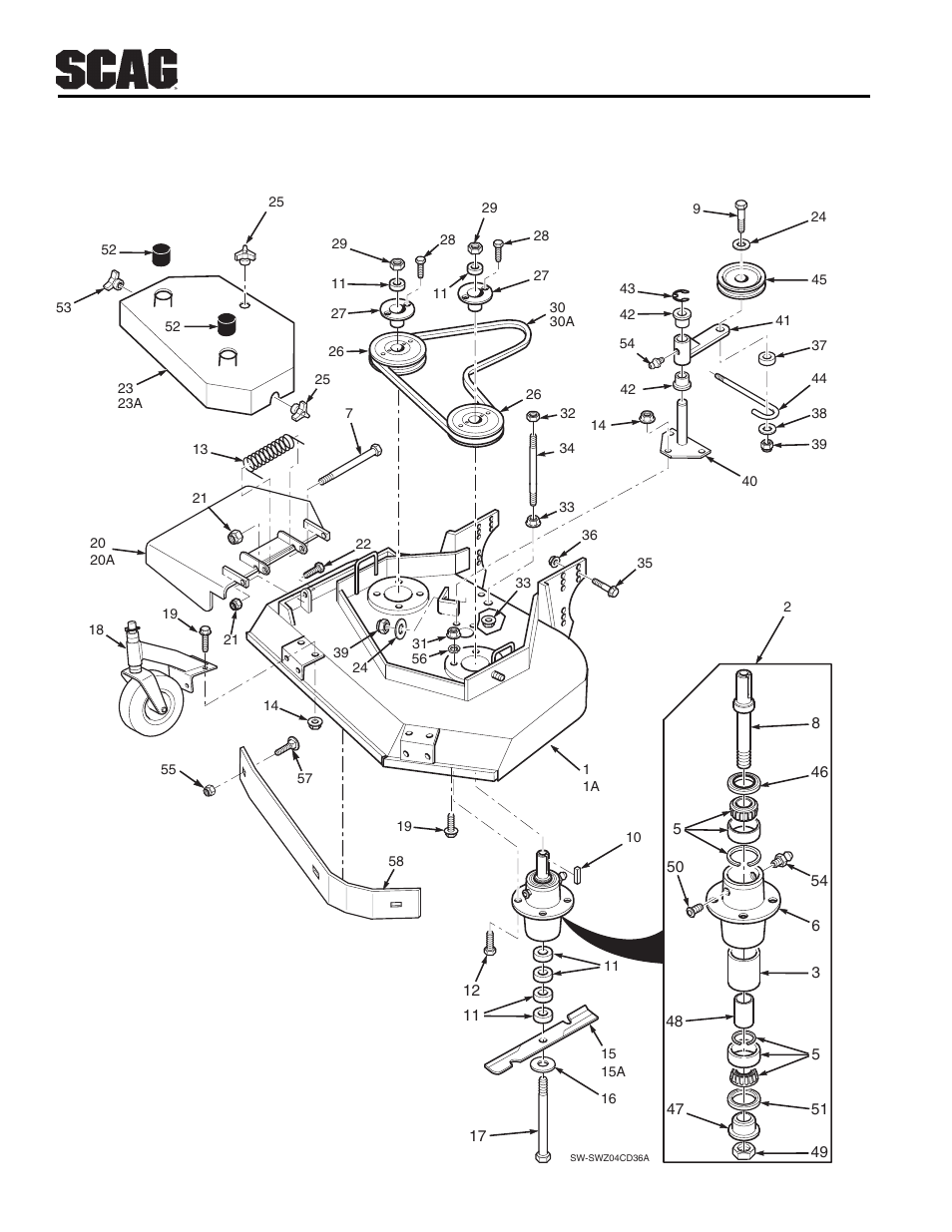 Scag Power Equipment SW User Manual | Page 24 / 70