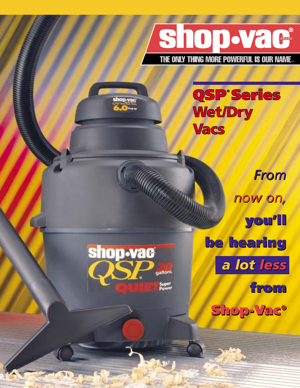 Shop-Vac Wet/Dry Vacs QSP Series User Manual | 12 pages