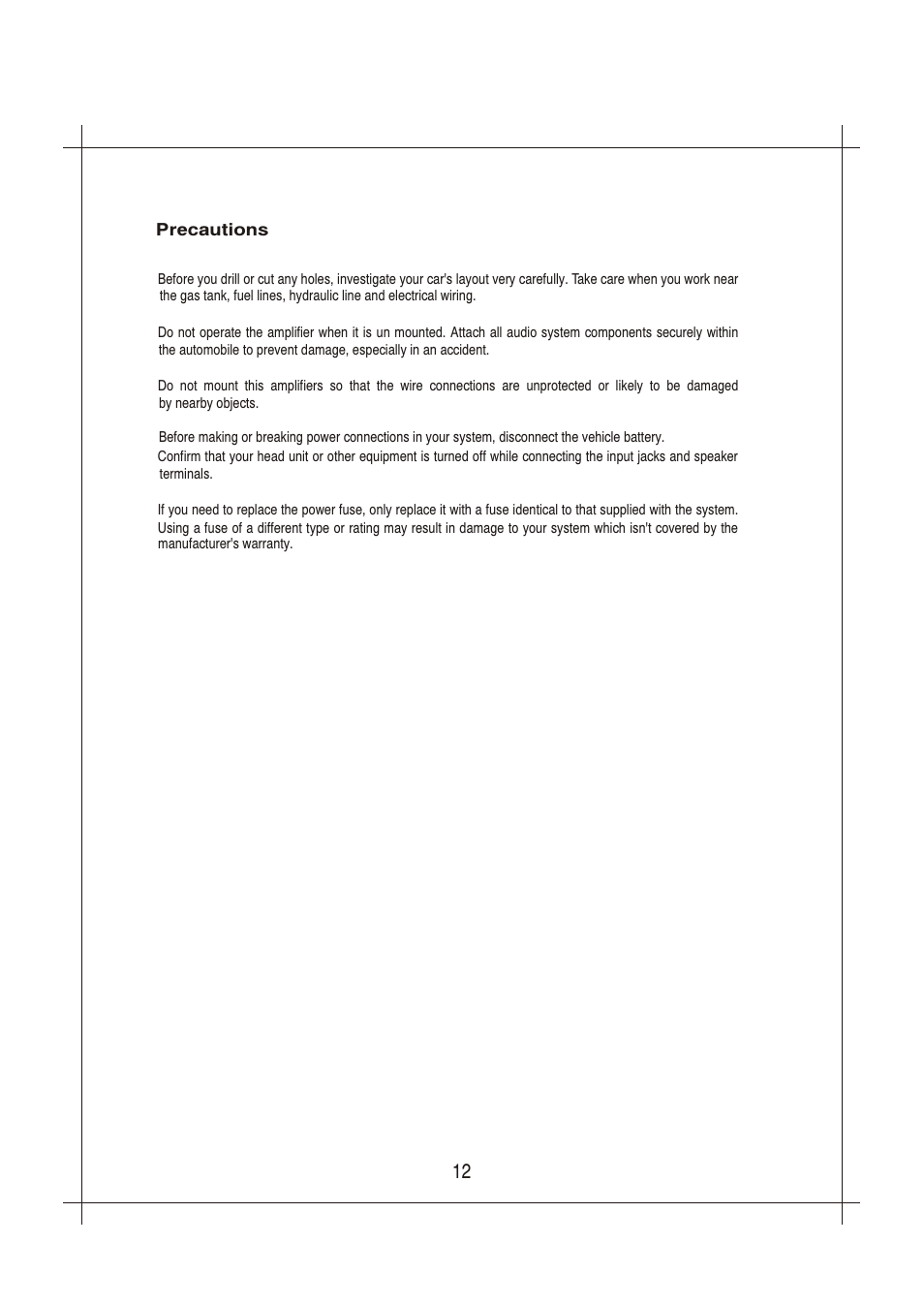 Вк 12 | Sound Storm Laboratories Sound Storm Stretch Daddy D350.4 User Manual | Page 12 / 13