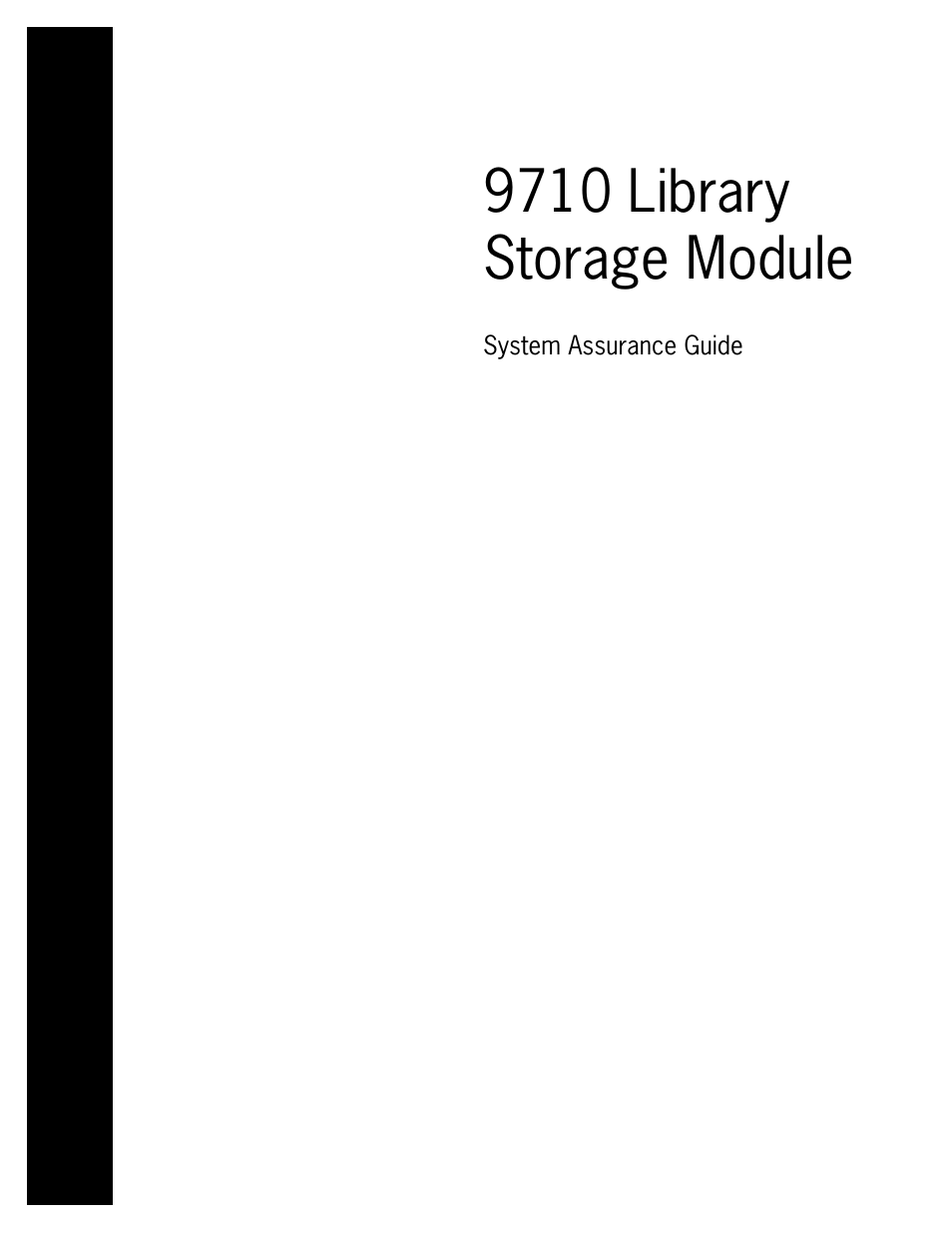 9710 library storage module | StorageTek 9710 User Manual | Page 3 / 86