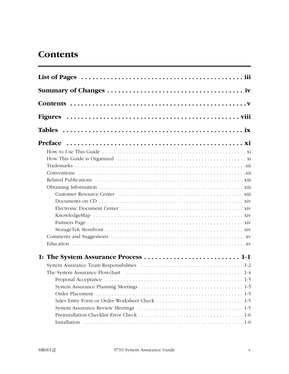 StorageTek 9710 User Manual | Page 7 / 86