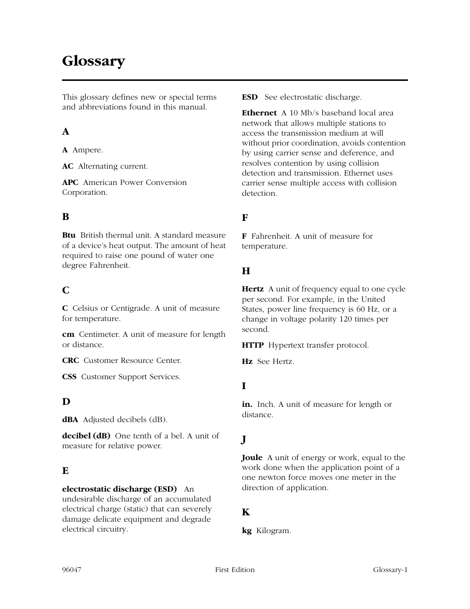 Glossary | StorageTek L700 User Manual | Page 47 / 56