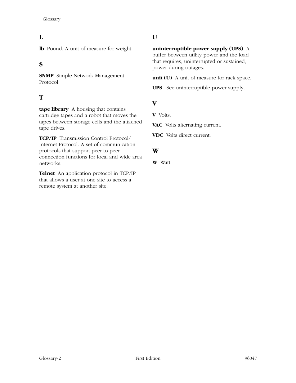 StorageTek L700 User Manual | Page 48 / 56