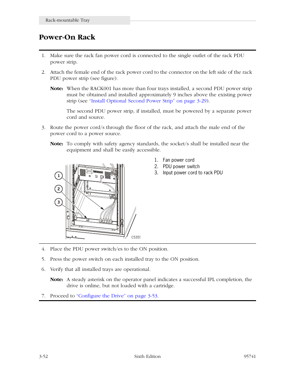 Power-on rack, Power-on rack -52 | StorageTek 9840 User Manual | Page 102 / 250