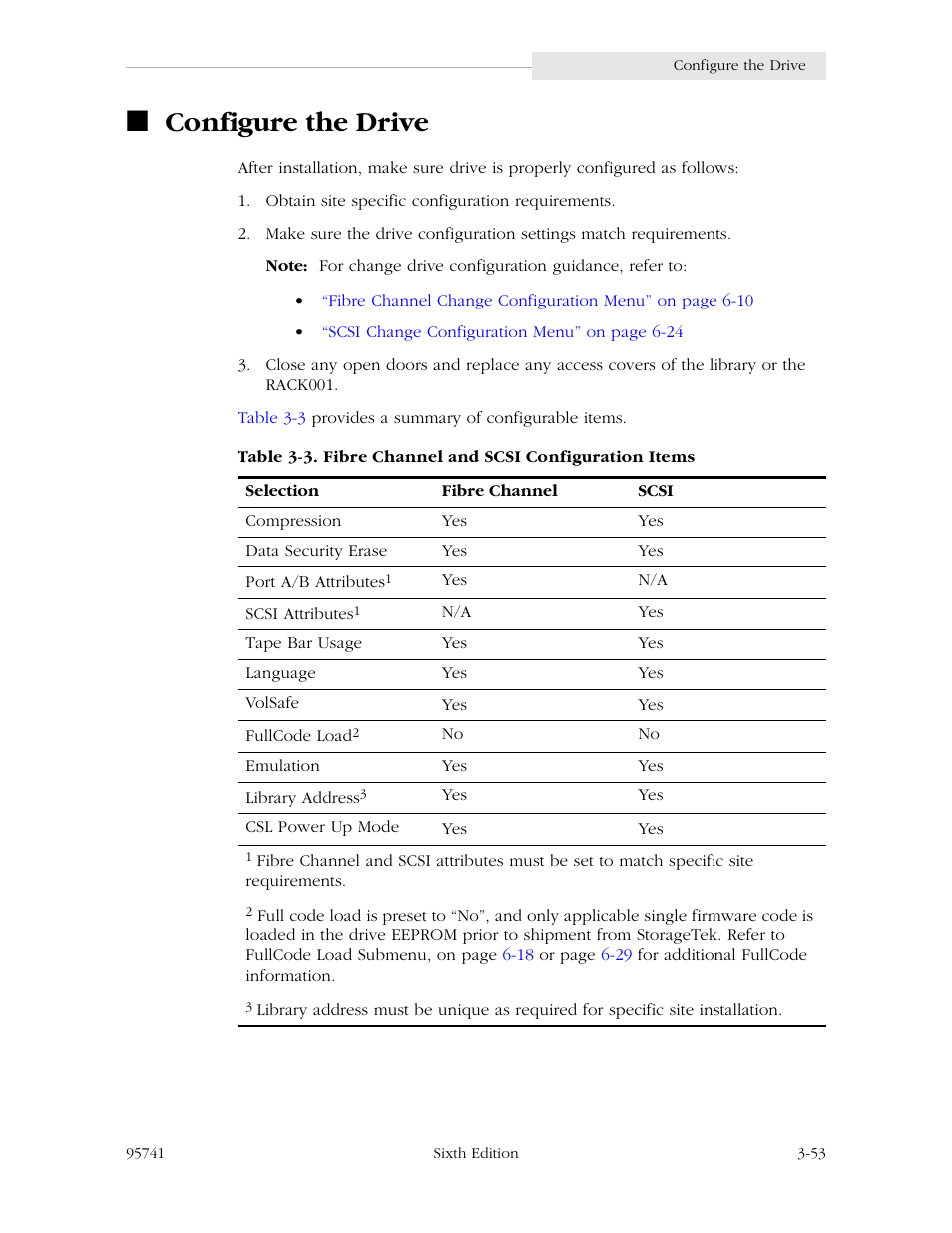 Configure the drive, Configure the drive -53 | StorageTek 9840 User Manual | Page 103 / 250