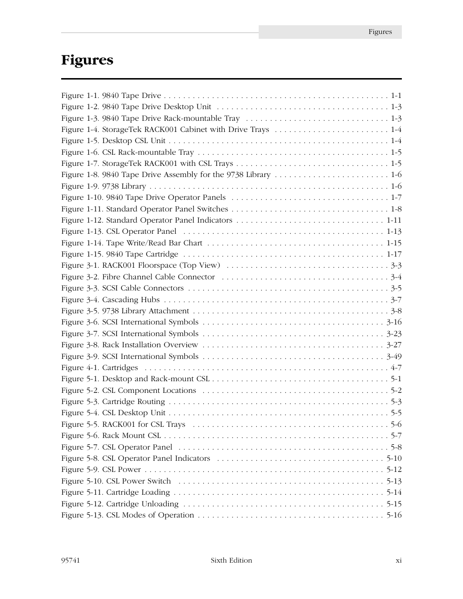 Figures | StorageTek 9840 User Manual | Page 13 / 250