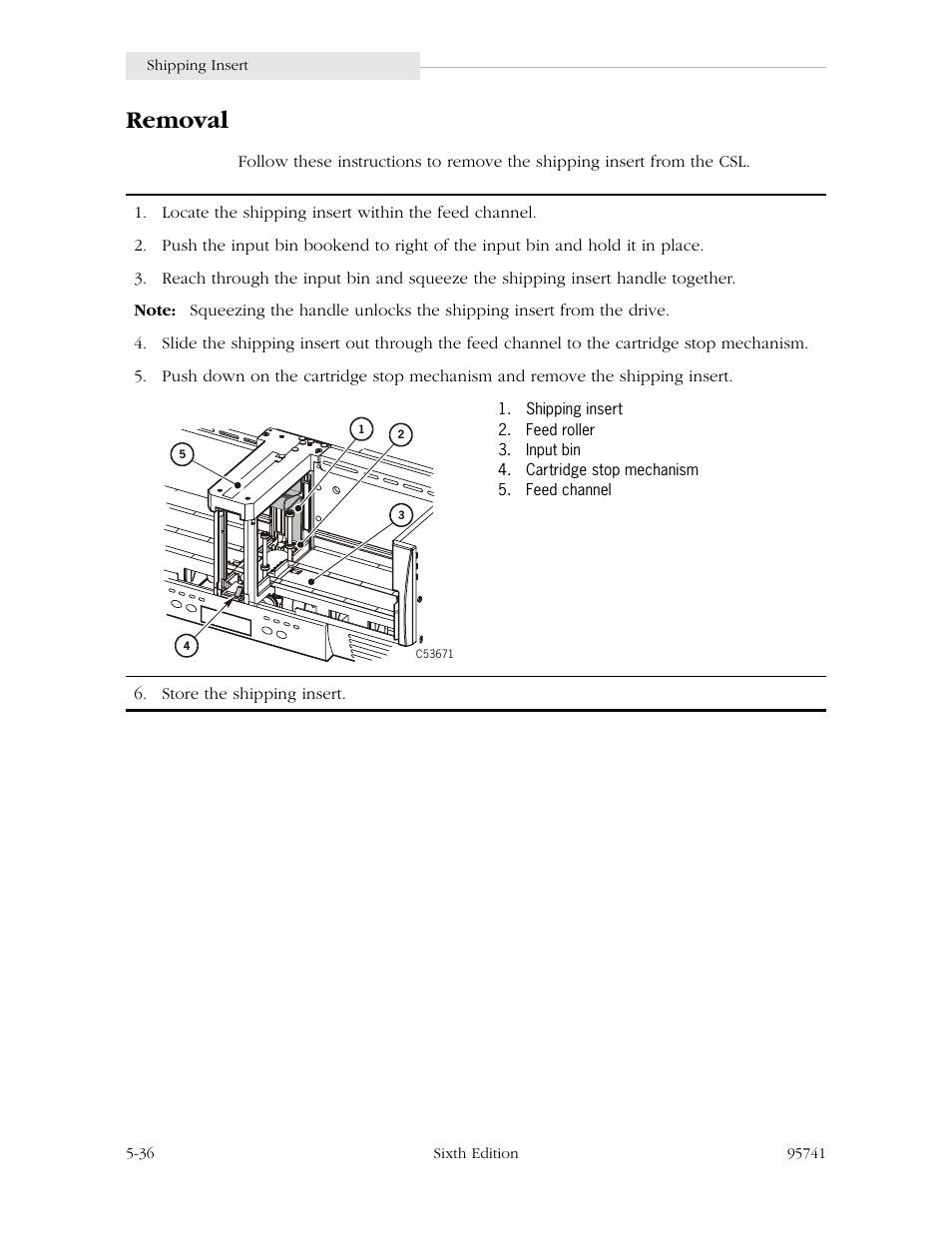 Removal, Removal -36 | StorageTek 9840 User Manual | Page 152 / 250