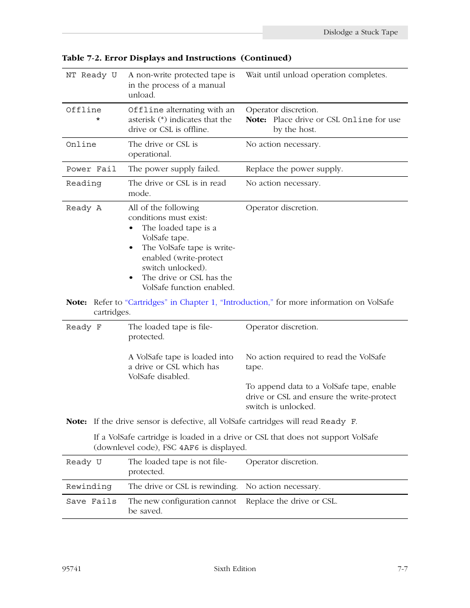 StorageTek 9840 User Manual | Page 203 / 250