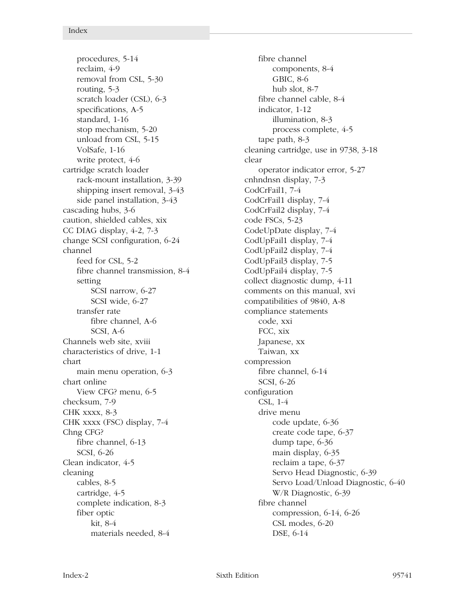 StorageTek 9840 User Manual | Page 232 / 250