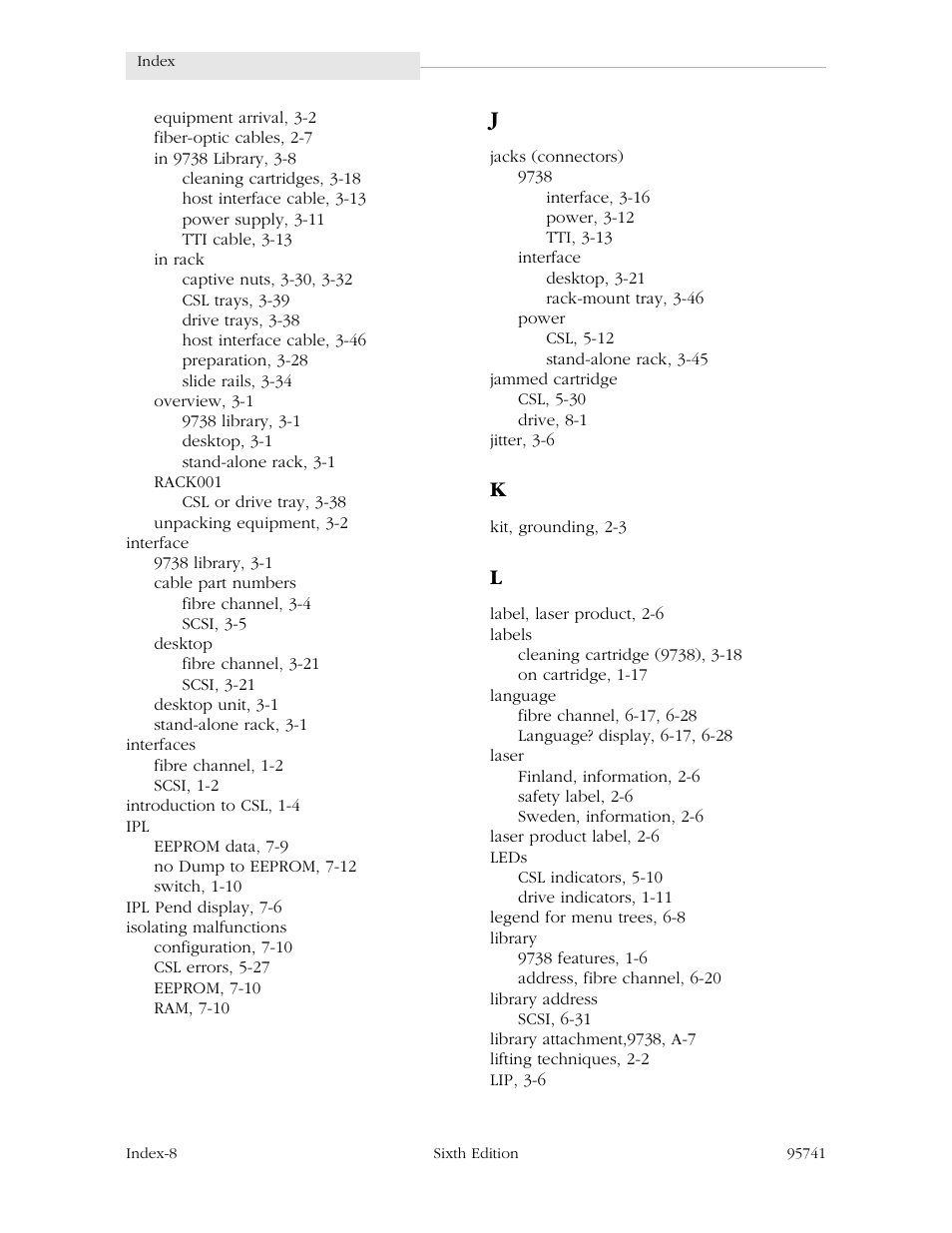 StorageTek 9840 User Manual | Page 238 / 250