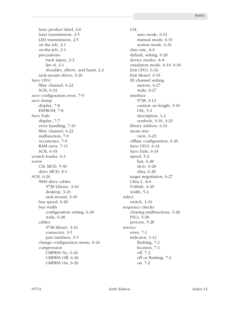 StorageTek 9840 User Manual | Page 243 / 250