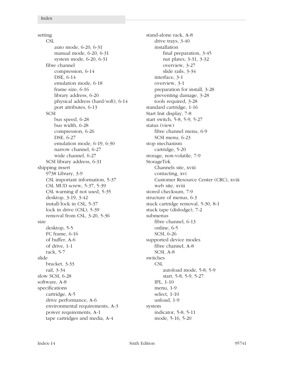 StorageTek 9840 User Manual | Page 244 / 250