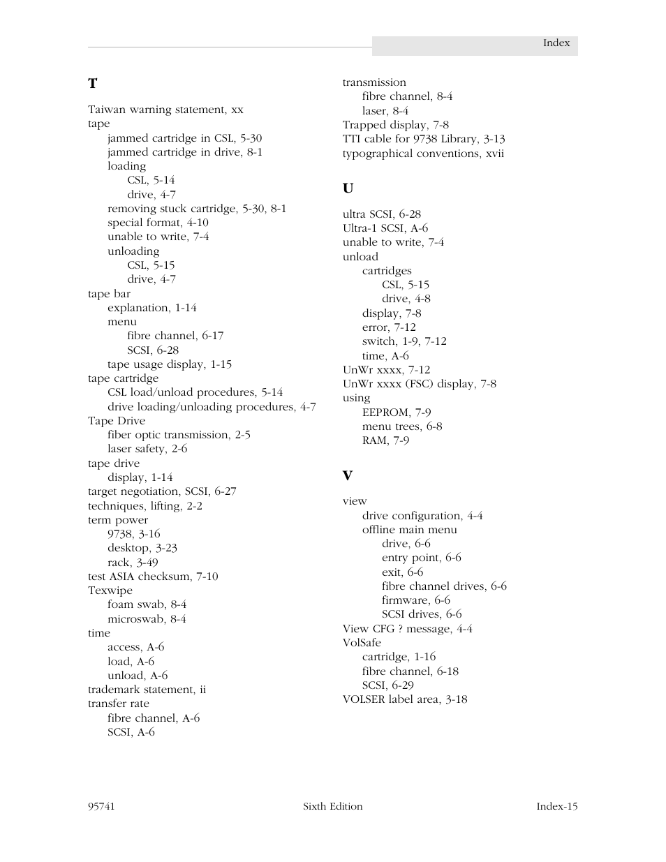 StorageTek 9840 User Manual | Page 245 / 250