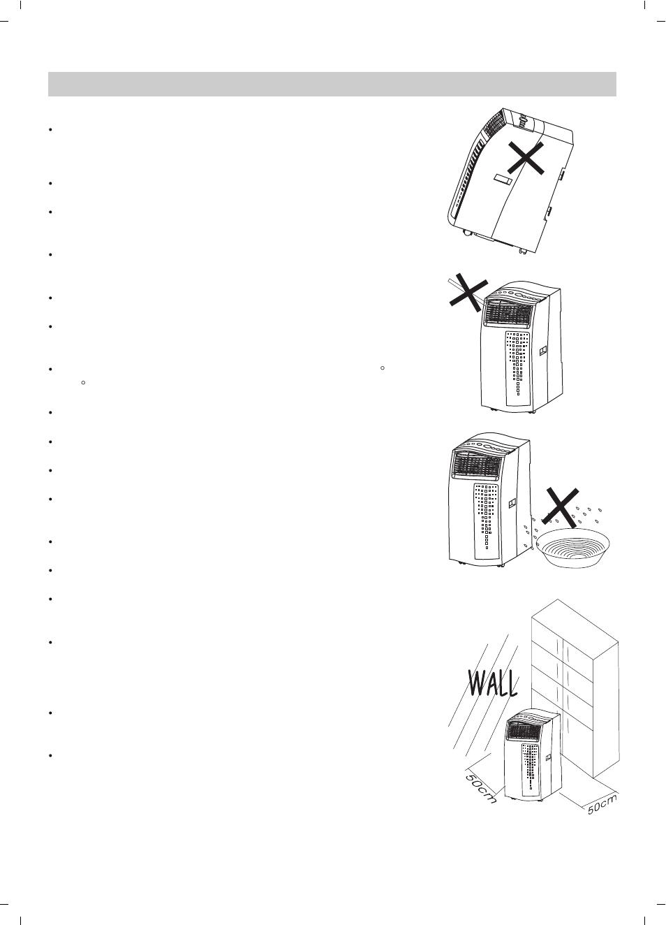 Before use | Sunpentown Intl WA-1410E User Manual | Page 5 / 20