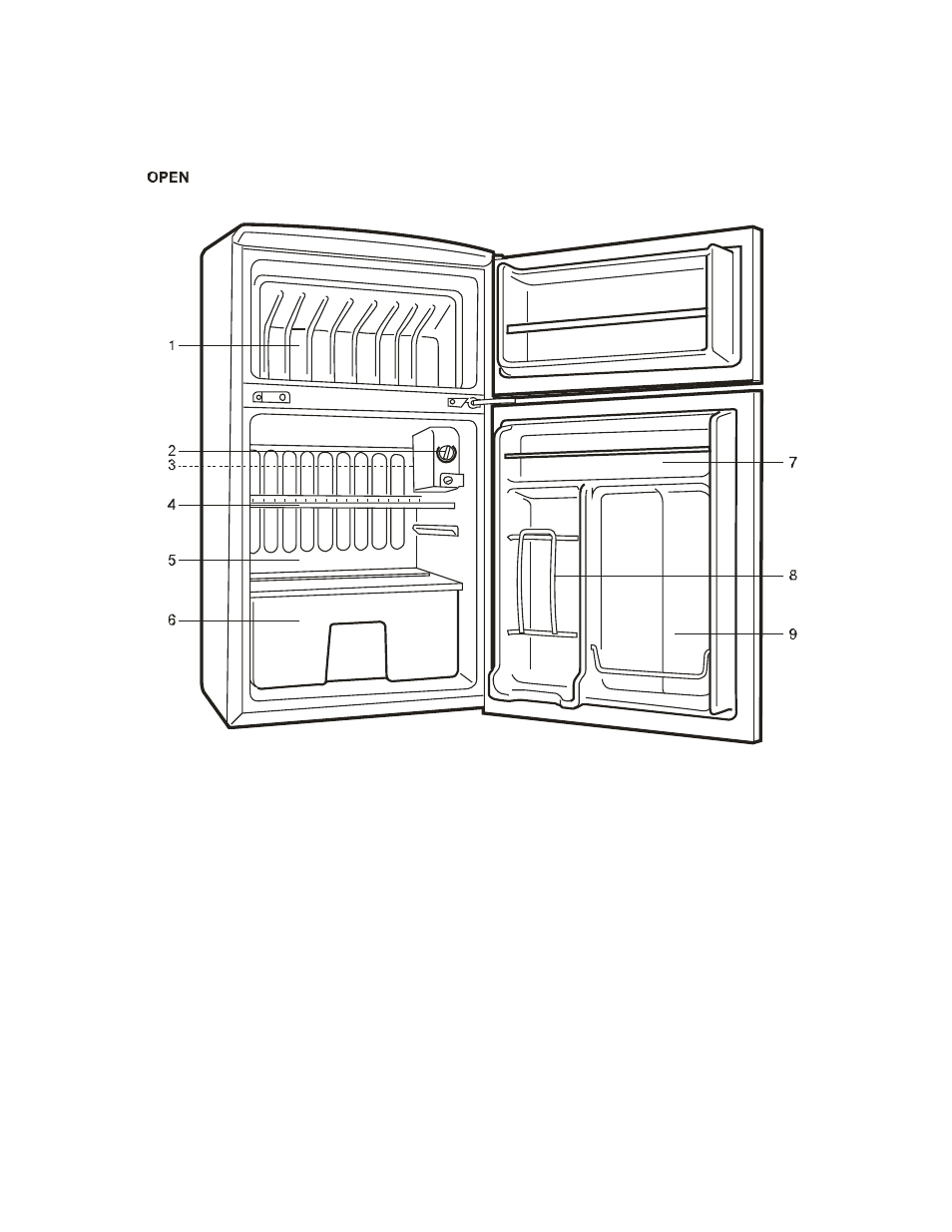 Sunpentown Intl Double Door Refrigerator RF-322W User Manual | Page 5 / 10