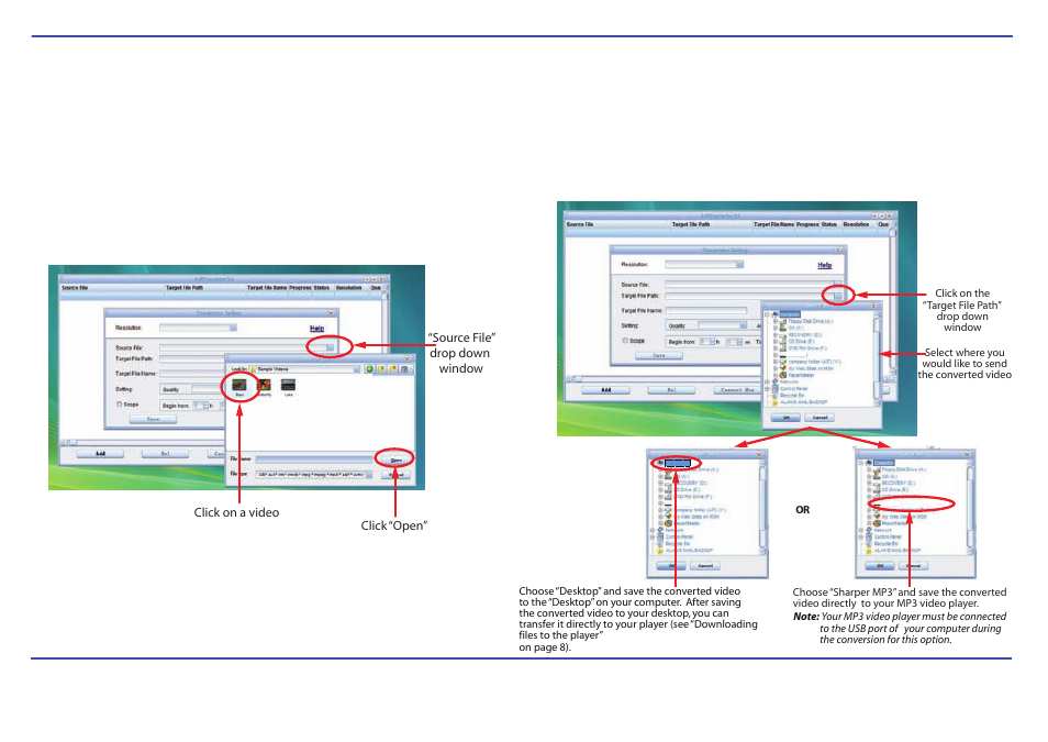 Smp517-4 [final all new] 18, Creating avi videos (cont.) | Southern Telecom THE SHARPER IMAGE SMP517-4 User Manual | Page 17 / 31