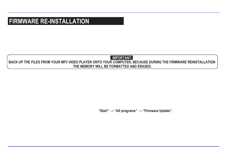 Firmware re-installation | Southern Telecom SMP558-8 User Manual | Page 27 / 35