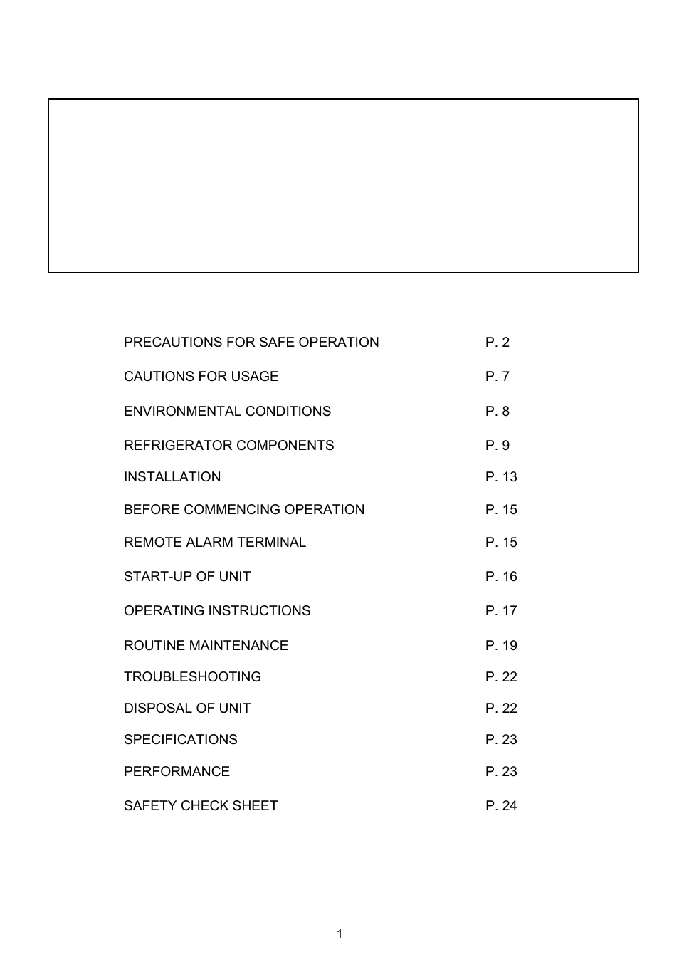 Sanyo MBR-1404GR User Manual | Page 2 / 26