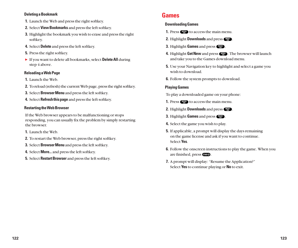 Games | Sanyo Scp 8100 User Manual | Page 66 / 71
