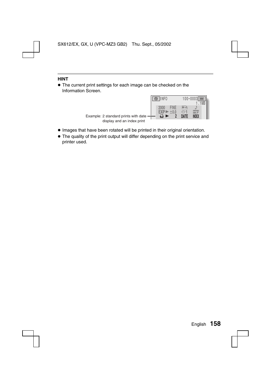 Sanyo VPC-MZ3 User Manual | Page 161 / 218