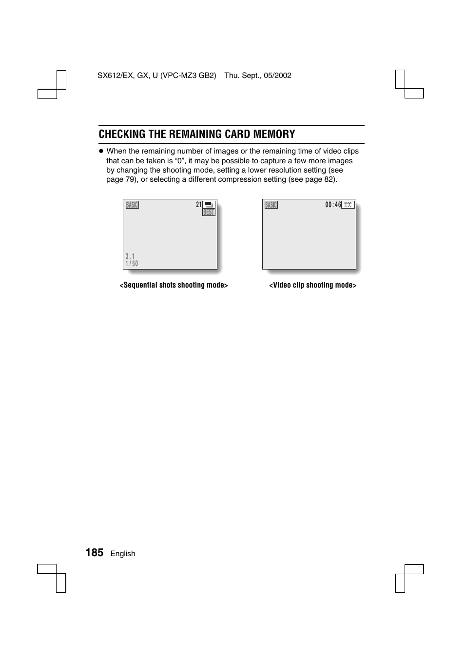 Sanyo VPC-MZ3 User Manual | Page 188 / 218