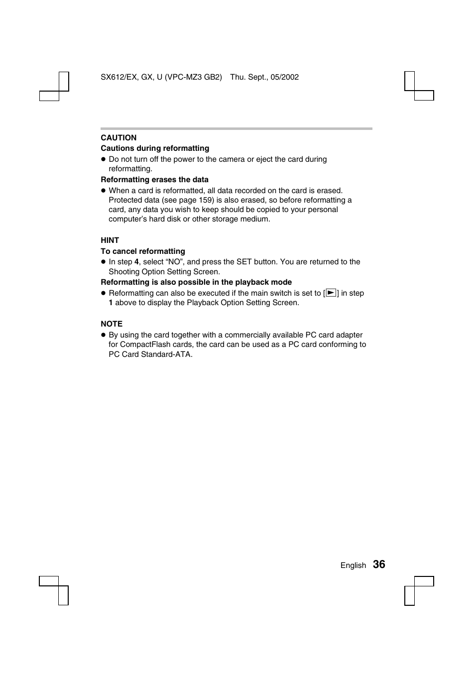 Sanyo VPC-MZ3 User Manual | Page 39 / 218